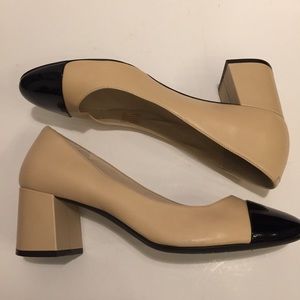 New Cole Haan Two Tone Dawna grande Pump nude 9